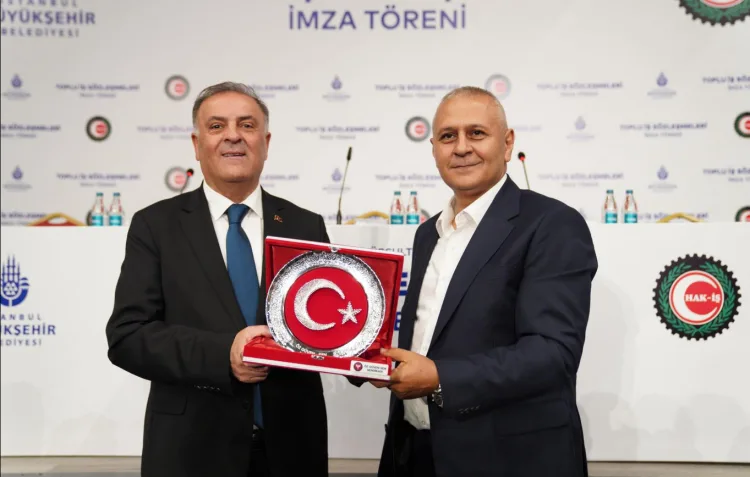 İBB ile HAK-İŞ arasında 45 binli toplu iş sözleşmesi imzalandı