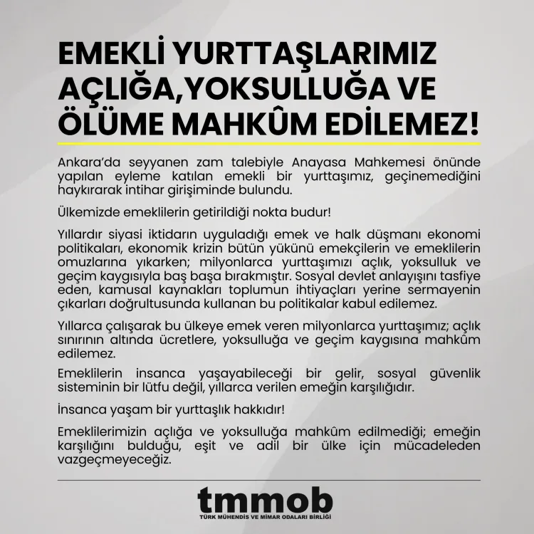 AYM önünde acı trajedi! Seyyanen zam eyleminde intihara kalkışan emekli polis kurtarılamadı
