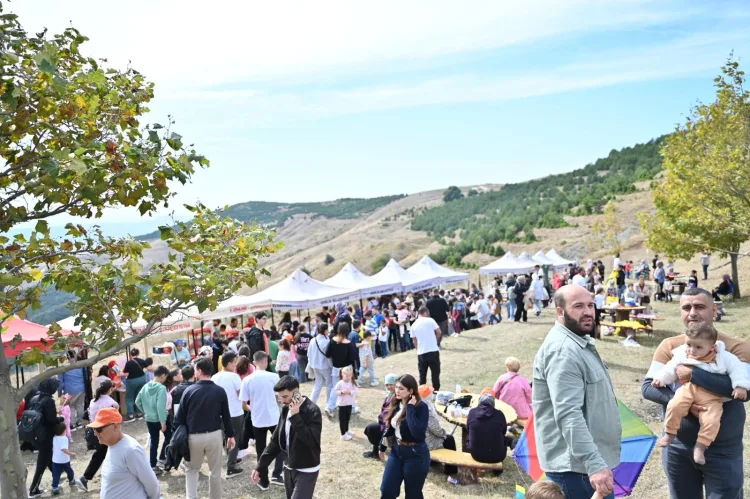 Bursa'da Gemlik Kent Konseyi Uçurtma Şenliği'ne yoğun katılım
