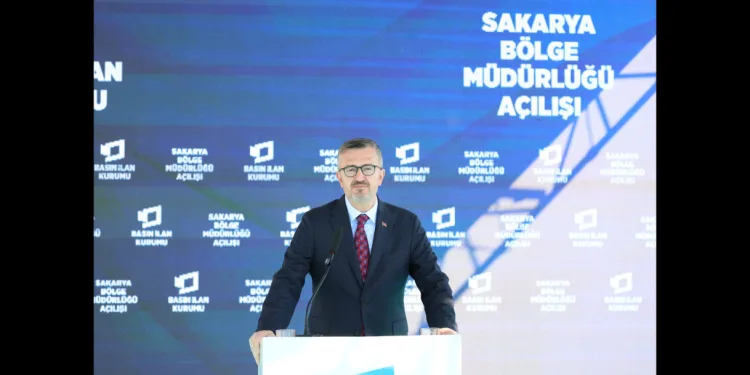 BİK'ten Sakarya'ya bölge müdürlüğü... İletişim Başkanı Duran'dan 'yerel medya' vurgusu