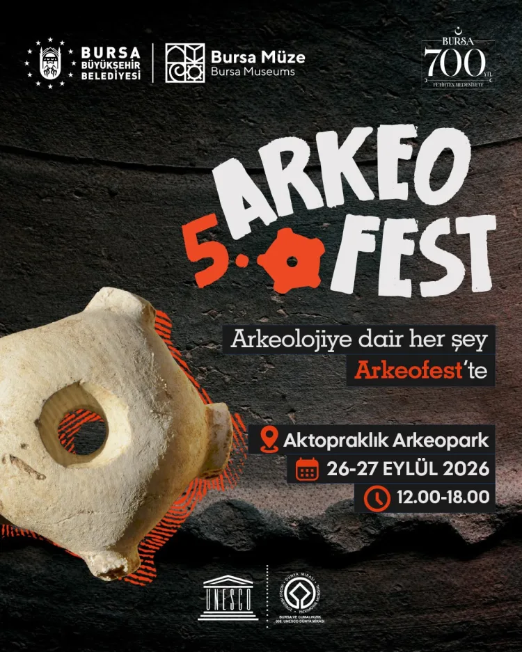 Bursa hafta sonu 'Arkeofest 2026'ya hazır