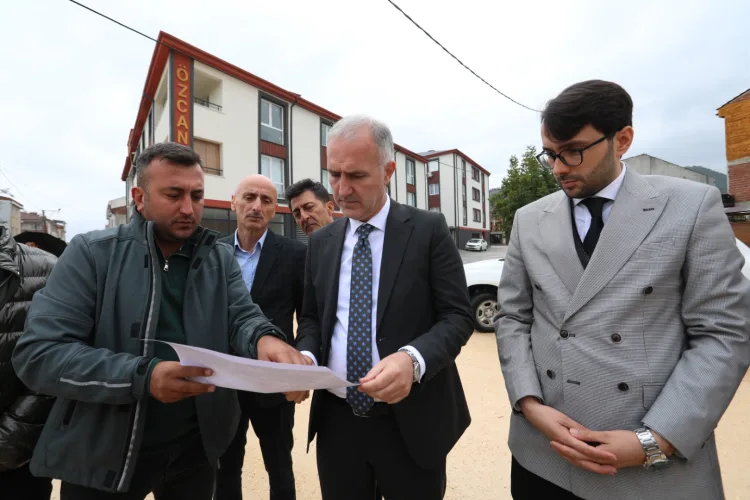 İnegöl Cerrah'ta 27 sokakta sathi kaplama
