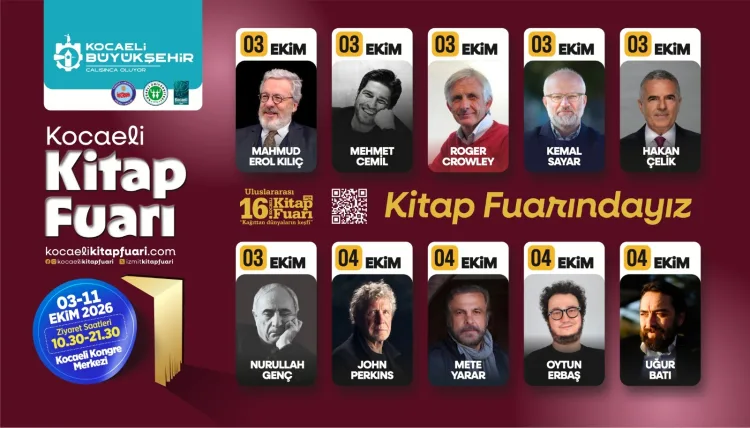 Dünyaca ünlü kalemler Kocaeli’ye geliyor
