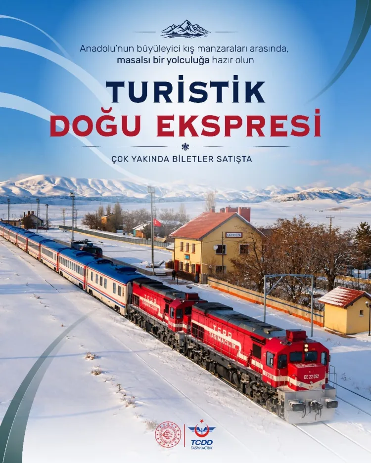 Turistik Doğu Ekspresi, kış sezonu için yolcularını bekliyor