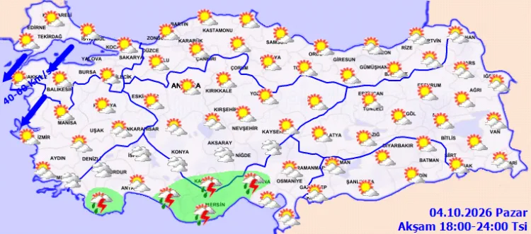 Yurt genelinde serin ve yağışlı hava etkili olacak