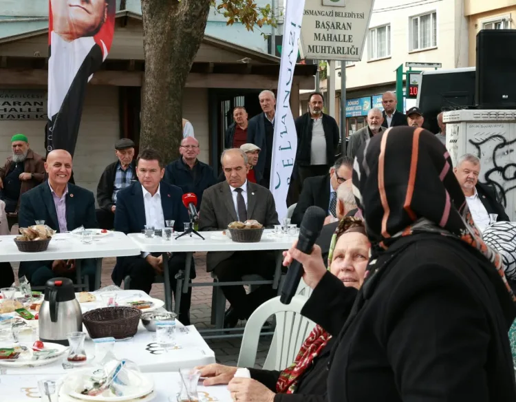 Bursa Osmangazi’de vatandaşların sorunlarına çözüm buluşmaları