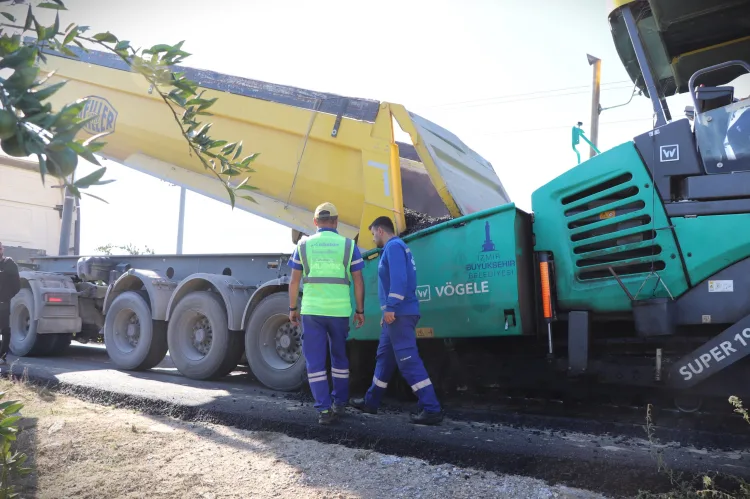 İzmir Selçuk’ta 15,5 kilometrelik yol yenileniyor