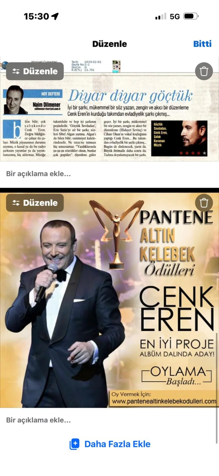 Sahneden geçen 30 yıl... Cenk Eren özel konsere hazırlanıyor