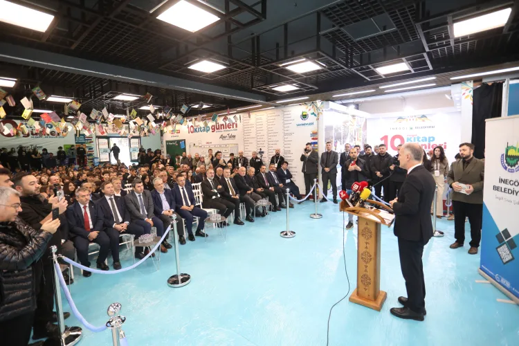 Bursa İnegöl’de 10. Kitap Günleri Fuarı kapılarını açtı