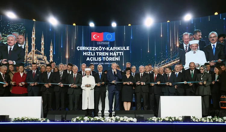 Cumhurbaşkanı Erdoğan: Halkalı–Kapıkule hattı Avrupa’ya açılan stratejik bir lojistik omurga olacak