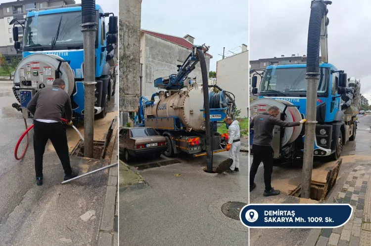 Bursa Büyükşehir'den yağışta 645 olaya müdahale