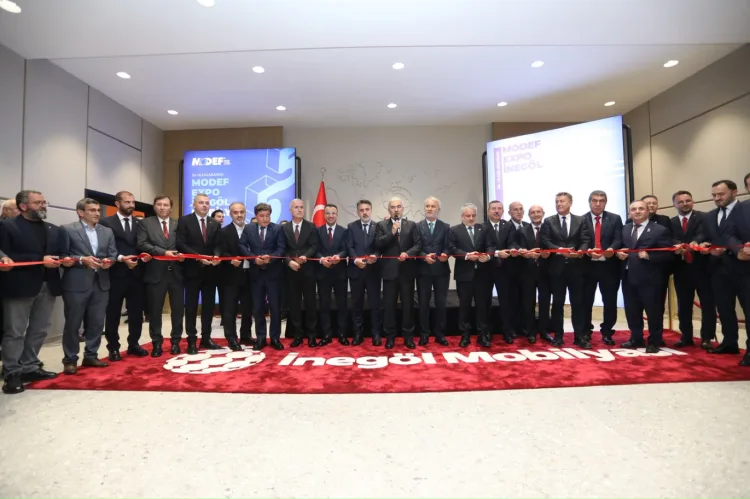 55. Uluslararası Modef Expo İnegöl Mobilya Fuarı kapılarını açtı
