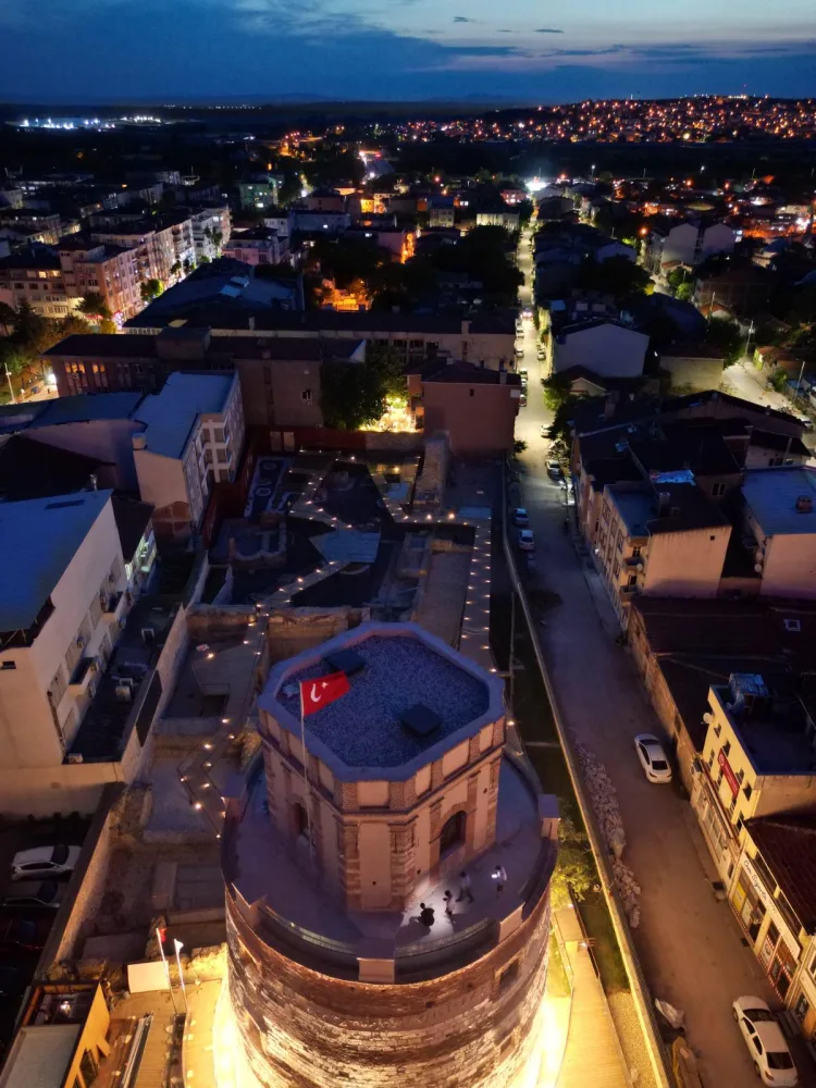 Edirne'nin tarihe açılan kulesine yakın mercek... 4 ayda 18 bin ziyaretçiyi ağırladı