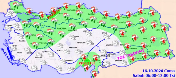 Meteoroloji’den 3 kritik uyarı! İstanbul, Ankara ve Karadeniz için kuvvetli yağış alarmı