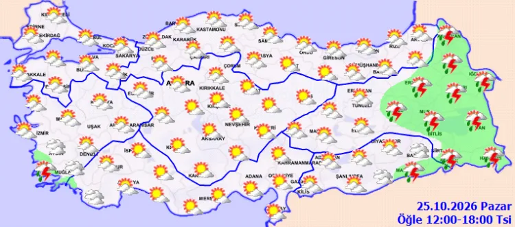 Yurt genelinde sis ve sağanak uyarısı