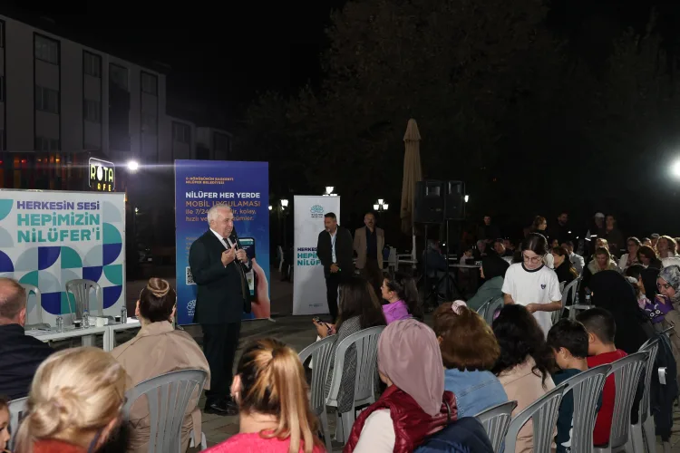 Nilüfer'de “Şadi Başkan’la Akşam Çayı” buluşması Üçevler'de