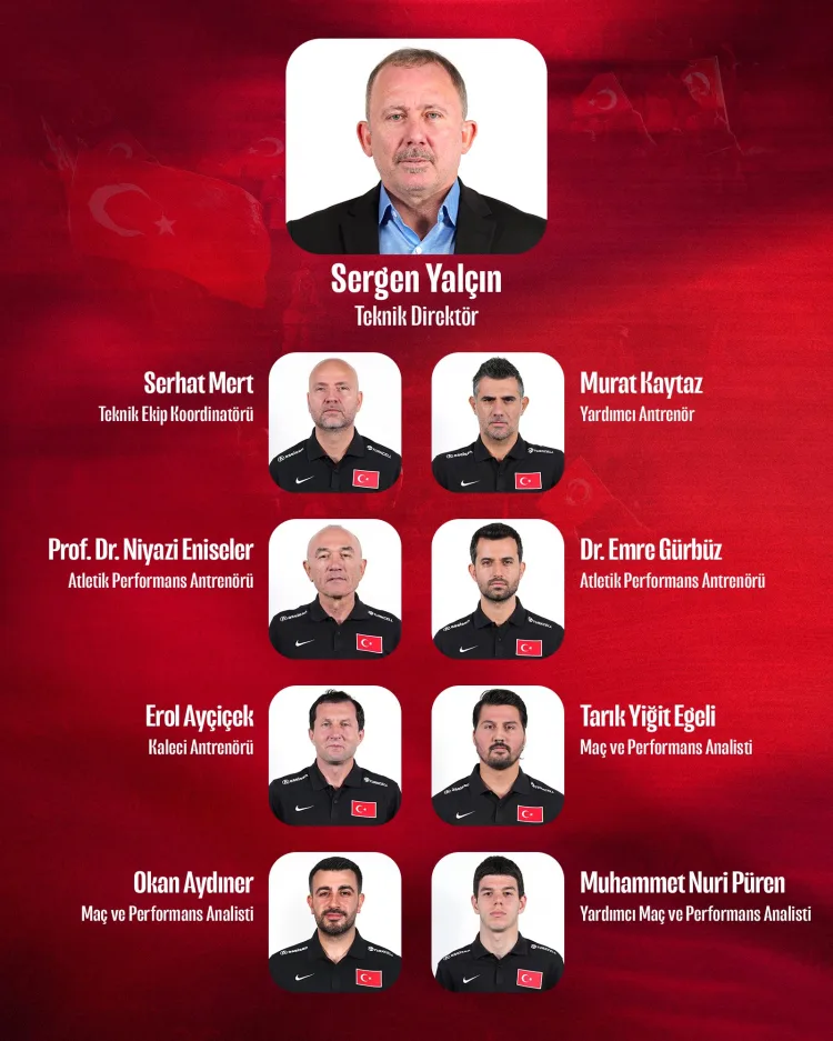 A Milli için 4 yıllığa imza attı... Sergen Yalçın'ın A Takımı belli oldu